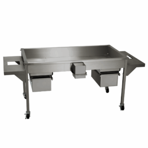 6 Foot Twin Plant Table with Two Shelves