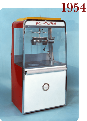 1954 popcorn machine.