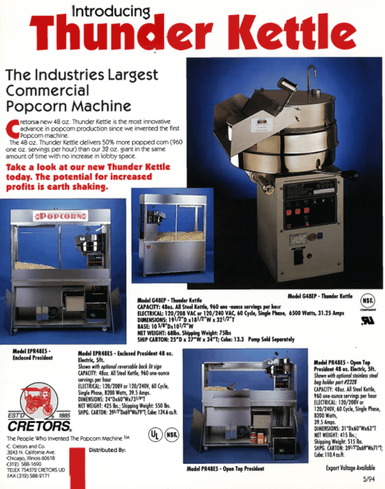 1994 Thunder Kettle Catalog