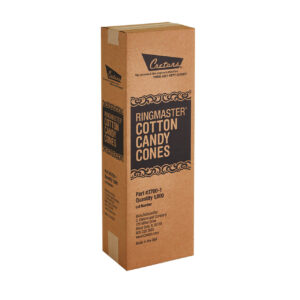 Ringmaster Cotton Candy Cones - 1000 CT/case for agritourism concessions
