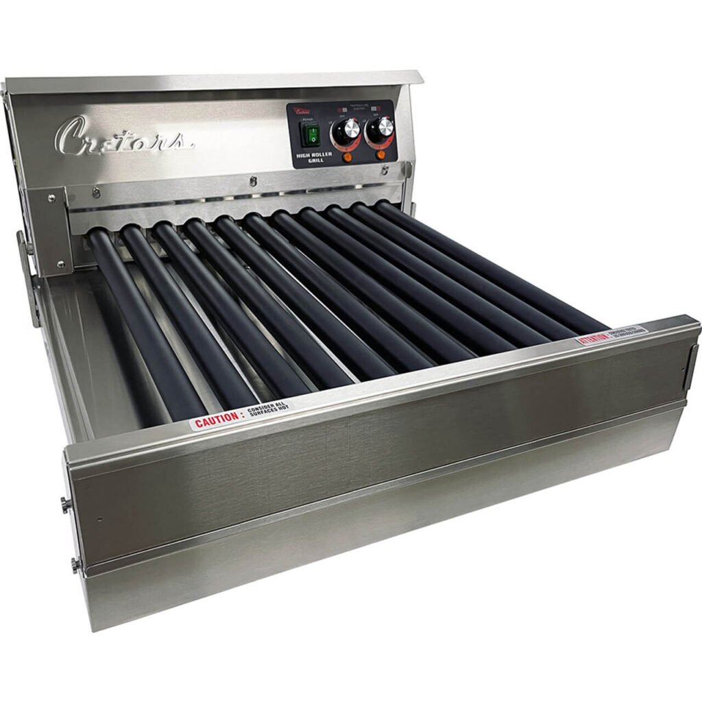 High Roller Hot Dog Grill Set for Fahrenheit for agritourism concessions