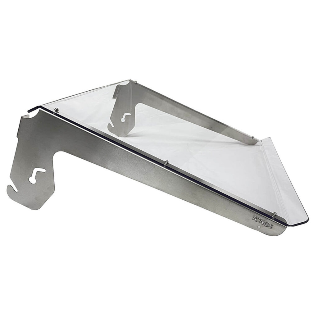 Sneeze Guard for High Roller Hot Dog Grill for agritourism concessions