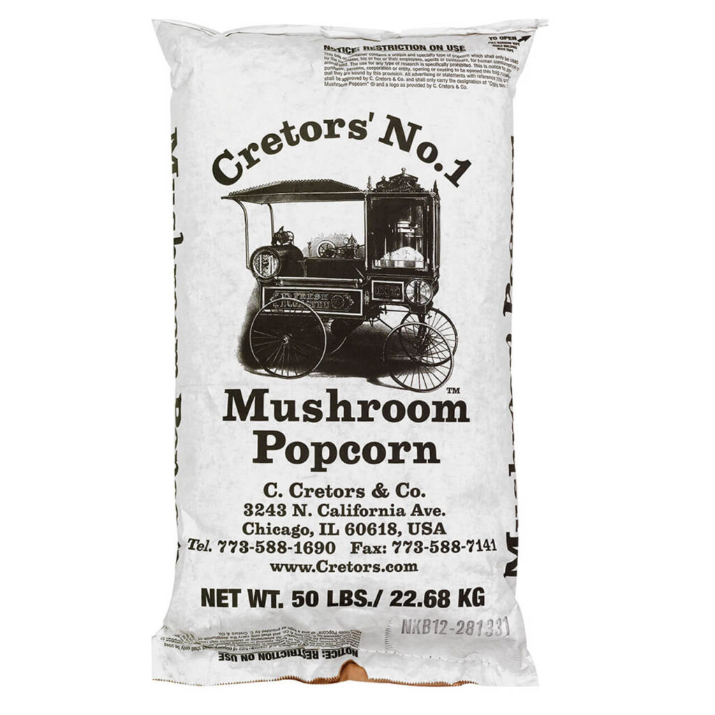 Large Mushroom Kernel Corn 50 lb bag