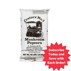 Large Mushroom Kernel Corn 50 lb bag