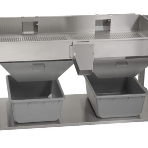 6 Foot Twin Plant Sifting Table with Two Shelves