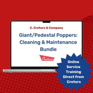 Giant/Pedestal Popper: Cleaning &amp; Maintenance