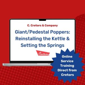 Giant/Pedestal Poppers - Reinstalling the Kettle & Setting the Springs