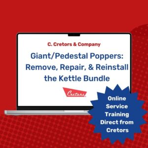 Giant/Pedestal Popper: Remove, Repair, &amp; Reinstall the Kettle