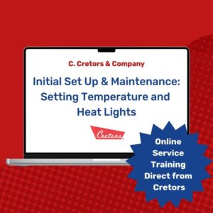 Initial Set Up & Maintenance - Setting Temperature and Heat Lights